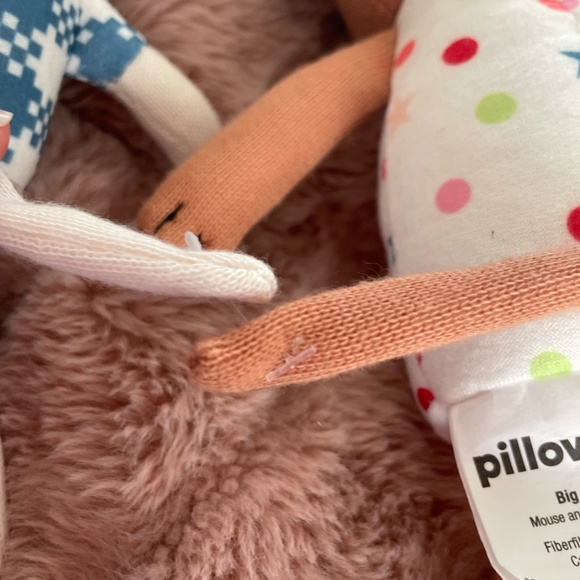 TARGET PILLOWFORT BIG MOUSE AND LITTLE MOUSE PLUSH TOYS NEW - Picture 7 of 7